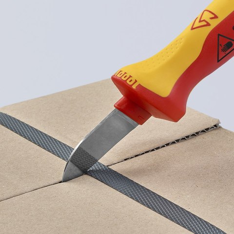 NÓŻ DO KABLI IZOLOWANY 1000V 190MM KNIPEX NÓŻ DO KABLI IZOLOWANY 1000V 190MM KNIPEX