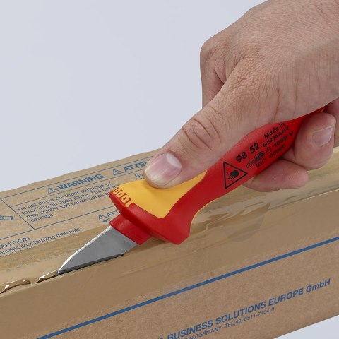 NÓŻ DO KABLI IZOLOWANY 1000V 190MM KNIPEX NÓŻ DO KABLI IZOLOWANY 1000V 190MM KNIPEX
