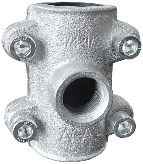OBEJMA NAPRAWCZA OBD 1X1/2'' AGA Z WYJŚCIEM BOCZNYM UN OBEJMA NAPRAWCZA OBD 1X1/2'' AGA Z WYJŚCIEM BOCZNYM UN