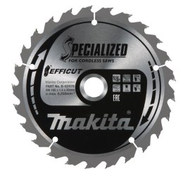 PIŁA SPIEKOWA 'EFFICUT' 165*20*25Z DO DREWNA, MDF, LAMINAT MAKITA