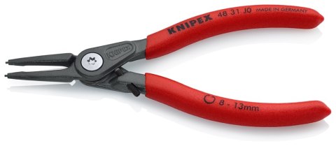 PRECYZYJNE SZCZYPCE DO PIERŚCIENI WEW.PROSTE 140MM KNIPEX PRECYZYJNE SZCZYPCE DO PIERŚCIENI WEW.PROSTE 140MM KNIPEX