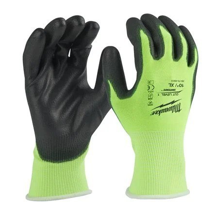 RĘKAWICE ANTYPRZECIĘCIOWE HI-VIS-A ROZM XL/10 MILWAUKEE RĘKAWICE ANTYPRZECIĘCIOWE HI-VIS-A ROZM XL/10 MILWAUKEE
