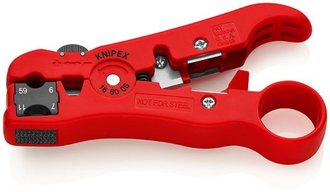 ŚCIĄGACZ IZOLACJI Z KABLI KONCENTRYCZNYCH I TELEINFORMATYCZN KNIPEX ŚCIĄGACZ IZOLACJI Z KABLI KONCENTRYCZNYCH I TELEINFORMATYCZN KNIPEX