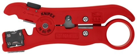 ŚCIĄGACZ IZOLACJI Z KABLI KONCENTRYCZNYCH I TELEINFORMATYCZN KNIPEX ŚCIĄGACZ IZOLACJI Z KABLI KONCENTRYCZNYCH I TELEINFORMATYCZN KNIPEX