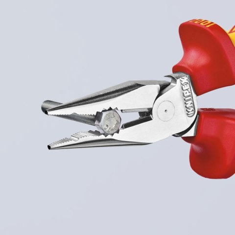 SZCZYPCE UNIWERSALNE Z OSTRO ZAKOŃCZONYMI SZCZĘKAMI PCV145MM KNIPEX SZCZYPCE UNIWERSALNE Z OSTRO ZAKOŃCZONYMI SZCZĘKAMI PCV145MM KNIPEX