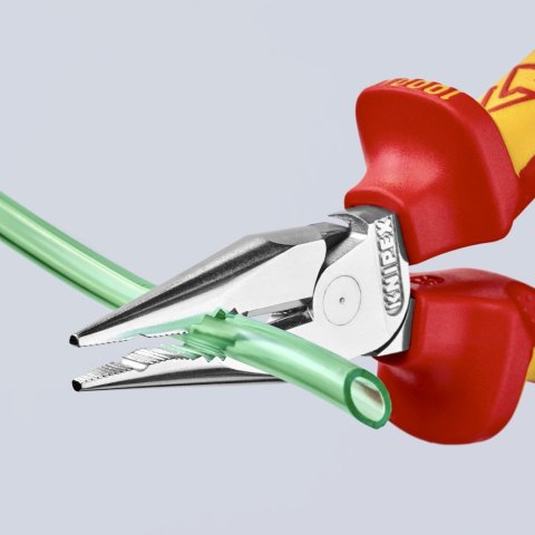 SZCZYPCE UNIWERSALNE Z OSTRO ZAKOŃCZONYMI SZCZĘKAMI PCV145MM KNIPEX SZCZYPCE UNIWERSALNE Z OSTRO ZAKOŃCZONYMI SZCZĘKAMI PCV145MM KNIPEX