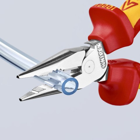 SZCZYPCE UNIWERSALNE Z OSTRO ZAKOŃCZONYMI SZCZĘKAMI PCV145MM KNIPEX SZCZYPCE UNIWERSALNE Z OSTRO ZAKOŃCZONYMI SZCZĘKAMI PCV145MM KNIPEX