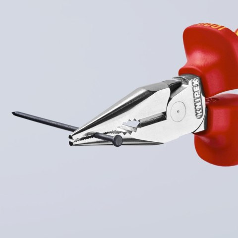 SZCZYPCE UNIWERSALNE Z OSTRO ZAKOŃCZONYMI SZCZĘKAMI PCV145MM KNIPEX SZCZYPCE UNIWERSALNE Z OSTRO ZAKOŃCZONYMI SZCZĘKAMI PCV145MM KNIPEX