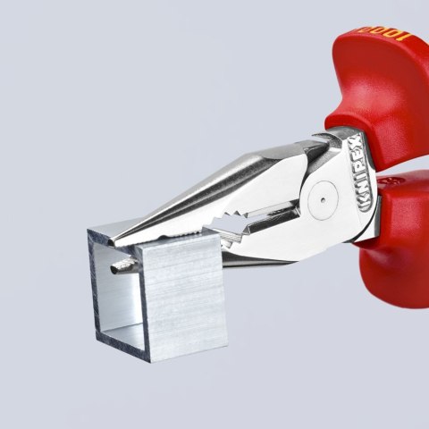 SZCZYPCE UNIWERSALNE Z OSTRO ZAKOŃCZONYMI SZCZĘKAMI PCV145MM KNIPEX SZCZYPCE UNIWERSALNE Z OSTRO ZAKOŃCZONYMI SZCZĘKAMI PCV145MM KNIPEX