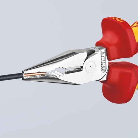SZCZYPCE UNIWERSALNE Z OSTRO ZAKOŃCZONYMI SZCZĘKAMI PCV145MM KNIPEX SZCZYPCE UNIWERSALNE Z OSTRO ZAKOŃCZONYMI SZCZĘKAMI PCV145MM KNIPEX