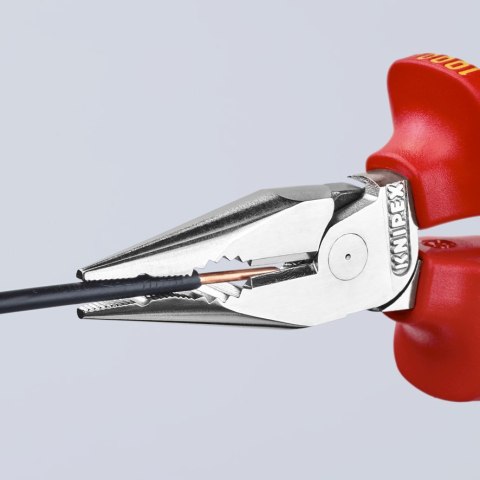SZCZYPCE UNIWERSALNE Z OSTRO ZAKOŃCZONYMI SZCZĘKAMI PCV145MM KNIPEX SZCZYPCE UNIWERSALNE Z OSTRO ZAKOŃCZONYMI SZCZĘKAMI PCV145MM KNIPEX