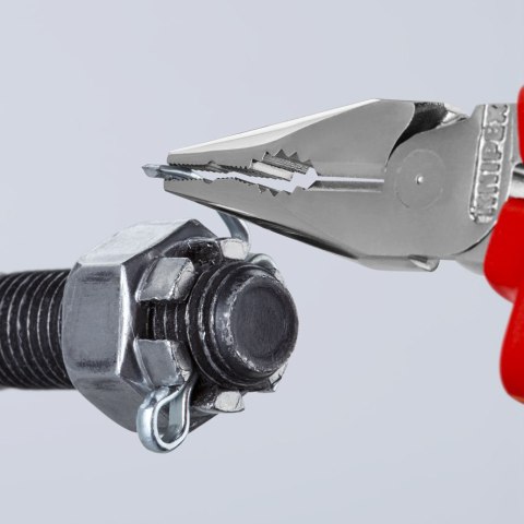 SZCZYPCE UNIWERSALNE Z OSTRO ZAKOŃCZONYMI SZCZĘKAMI PCV145MM KNIPEX SZCZYPCE UNIWERSALNE Z OSTRO ZAKOŃCZONYMI SZCZĘKAMI PCV145MM KNIPEX