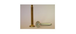 WKRĘT MEBLOWY OCYNKOWANY ŁEB PŁASKI 6*25MM UN