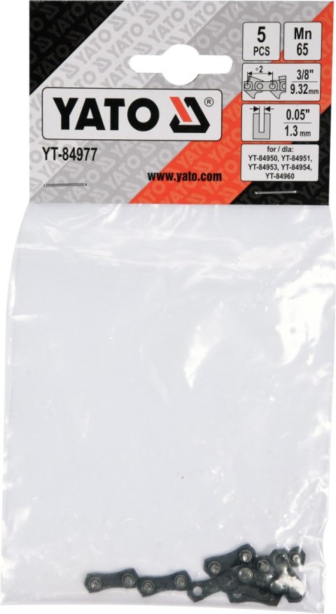 ZESTAW OGNIW DO ŁAŃCUCHA 3/8''/0.05'' YATO ZESTAW OGNIW DO ŁAŃCUCHA 3/8''/0.05'' YATO