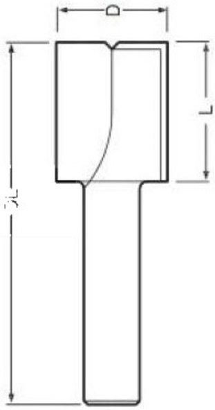 FREZ PROSTY 8MM 20*20MM 2 ROWKI MAKITA FREZ PROSTY 8MM 20*20MM 2 ROWKI MAKITA