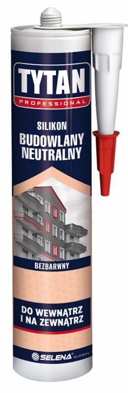 SILIKON NEUTRALNY BUDOWLANY TYTAN 280ML CZARNY TYTAN SILIKON NEUTRALNY BUDOWLANY TYTAN 280ML CZARNY TYTAN
