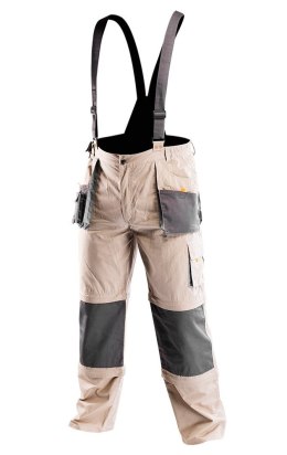 SPODNIE ROBOCZE NA SZELKACH 6W1, ROZMIAR XXL/58 NEO