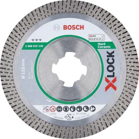 TARCZA DIAMENTOWA HARD CERAMIC 125*1.4 X-LOCK BOSCH TARCZA DIAMENTOWA HARD CERAMIC 125*1.4 X-LOCK BOSCH