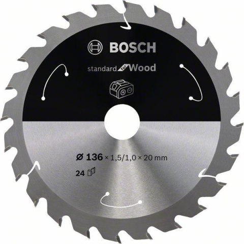 TARCZA PILARSKA ST WO H 136*20 24T BOSCH TARCZA PILARSKA ST WO H 136*20 24T BOSCH