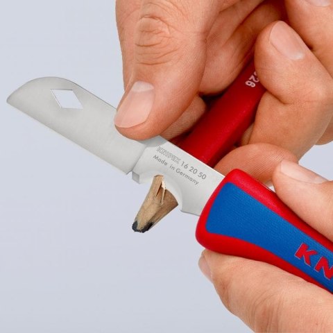 NÓŻ MONTERSKI STAL NIERDZEWNA KNIPEX NÓŻ MONTERSKI STAL NIERDZEWNA KNIPEX