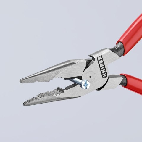 SZCZYPCE UNIWERSALNE Z OSTRO ZAKOŃCZONYMI SZCZĘKAMI PCV 145M KNIPEX SZCZYPCE UNIWERSALNE Z OSTRO ZAKOŃCZONYMI SZCZĘKAMI PCV 145M KNIPEX
