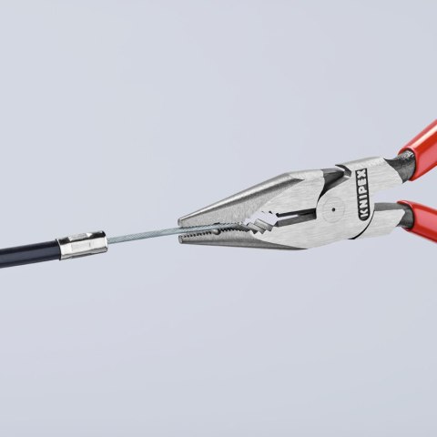 SZCZYPCE UNIWERSALNE Z OSTRO ZAKOŃCZONYMI SZCZĘKAMI PCV 145M KNIPEX SZCZYPCE UNIWERSALNE Z OSTRO ZAKOŃCZONYMI SZCZĘKAMI PCV 145M KNIPEX