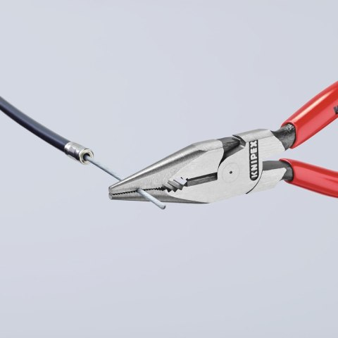 SZCZYPCE UNIWERSALNE Z OSTRO ZAKOŃCZONYMI SZCZĘKAMI PCV 145M KNIPEX SZCZYPCE UNIWERSALNE Z OSTRO ZAKOŃCZONYMI SZCZĘKAMI PCV 145M KNIPEX