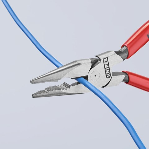 SZCZYPCE UNIWERSALNE Z OSTRO ZAKOŃCZONYMI SZCZĘKAMI PCV 145M KNIPEX SZCZYPCE UNIWERSALNE Z OSTRO ZAKOŃCZONYMI SZCZĘKAMI PCV 145M KNIPEX