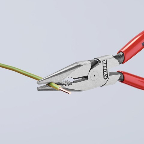 SZCZYPCE UNIWERSALNE Z OSTRO ZAKOŃCZONYMI SZCZĘKAMI PCV 145M KNIPEX SZCZYPCE UNIWERSALNE Z OSTRO ZAKOŃCZONYMI SZCZĘKAMI PCV 145M KNIPEX