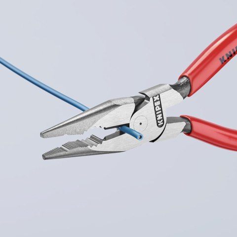 SZCZYPCE UNIWERSALNE Z OSTRO ZAKOŃCZONYMI SZCZĘKAMI PCV 145M KNIPEX SZCZYPCE UNIWERSALNE Z OSTRO ZAKOŃCZONYMI SZCZĘKAMI PCV 145M KNIPEX