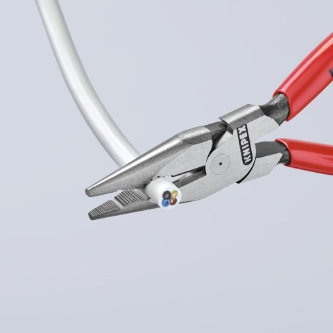 SZCZYPCE UNIWERSALNE Z OSTRO ZAKOŃCZONYMI SZCZĘKAMI PCV 145M KNIPEX SZCZYPCE UNIWERSALNE Z OSTRO ZAKOŃCZONYMI SZCZĘKAMI PCV 145M KNIPEX