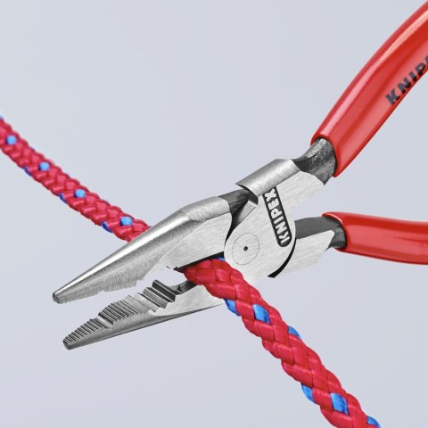 SZCZYPCE UNIWERSALNE Z OSTRO ZAKOŃCZONYMI SZCZĘKAMI PCV 145M KNIPEX SZCZYPCE UNIWERSALNE Z OSTRO ZAKOŃCZONYMI SZCZĘKAMI PCV 145M KNIPEX