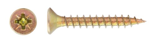 WKRĘT DO DREWNA OCYNK ŻÓŁTY 3.5*20MM MC FIX WKRĘT DO DREWNA OCYNK ŻÓŁTY 3.5*20MM MC FIX