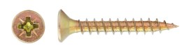 WKRĘT DO DREWNA OCYNK ŻÓŁTY 5.0*30MM MC FIX