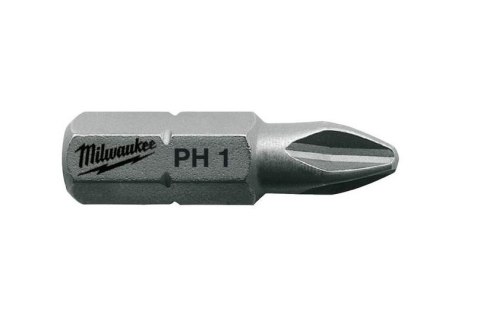 BIT, GROT, KOŃCÓWKA PH1 25MM 25 SZT. MILWAUKEE BIT, GROT, KOŃCÓWKA PH1 25MM 25 SZT. MILWAUKEE
