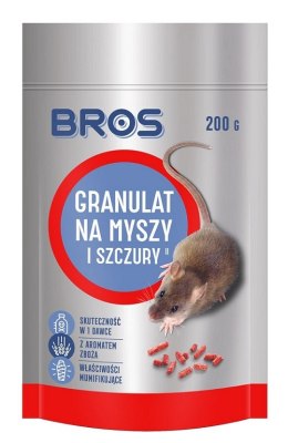 GRANULAT NA MYSZY I SZCZURY SASZETEKA 200G BROS