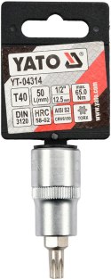 KLUCZ TRZPIENIOWY TORX 1/2'' T40 55MM YATO