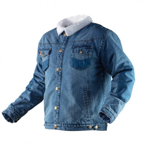 KURTKA JEANSOWA OCIEPLANA DENIM ROZM.. XL NEO