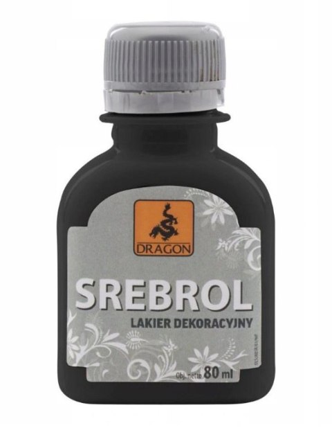 LAKIER DEKORACYJNY SREBROL 80ML UN LAKIER DEKORACYJNY SREBROL 80ML UN