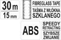 MIARA STALOWA GEODEZYJNA 30M Z WŁÓKNA SZKLANEGO YATO