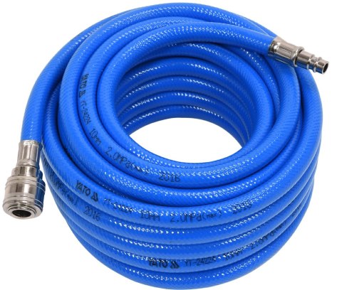 WĄŻ PNEUMATYCZNY PVC Z SZYBKOZŁĄCZAMI 10MM*10M YATO WĄŻ PNEUMATYCZNY PVC Z SZYBKOZŁĄCZAMI 10MM*10M YATO
