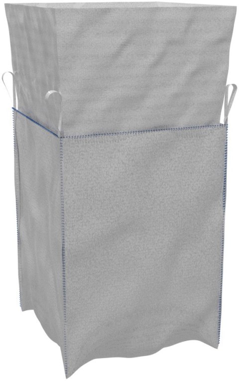 WOREK BIG-BAG 90*90*160 CM BIAŁY, OTWARTY Z KOŁNIERZEM MC GARDEN