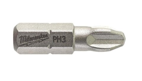 BIT, GROT, KOŃCÓWKA PH3 25MM 25 SZT. MILWAUKEE BIT, GROT, KOŃCÓWKA PH3 25MM 25 SZT. MILWAUKEE