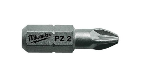 BIT, GROT, KOŃCÓWKA PZ2 25MM 25 SZT. MILWAUKEE BIT, GROT, KOŃCÓWKA PZ2 25MM 25 SZT. MILWAUKEE