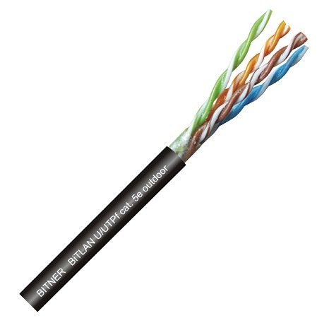 KABEL TELEINFORMATYCZNY EKRA U/UTPF 4X2X0,5MM2 ŻELOWY CZARNY UN KABEL TELEINFORMATYCZNY EKRA U/UTPF 4X2X0,5MM2 ŻELOWY CZARNY UN