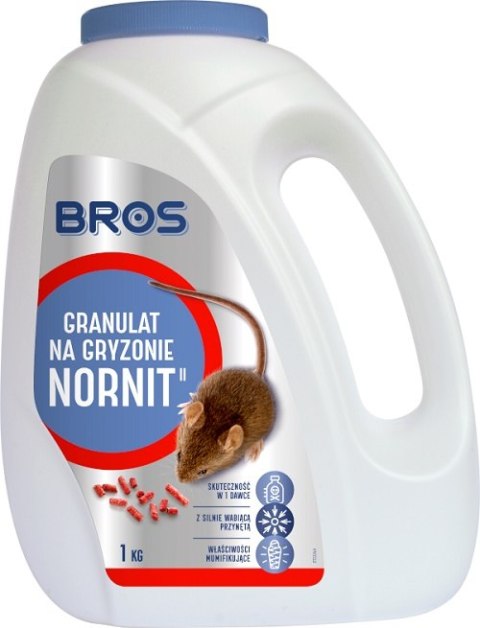 NORNIT GRANULAT NA GRYZONIE 1KG BROS NORNIT GRANULAT NA GRYZONIE 1KG BROS
