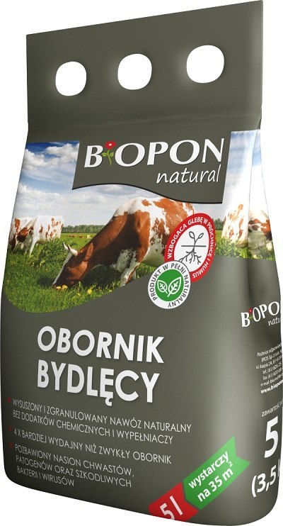 OBORNIK GRANULOWANY BYDLĘCY 5L BIOPON OBORNIK GRANULOWANY BYDLĘCY 5L BIOPON