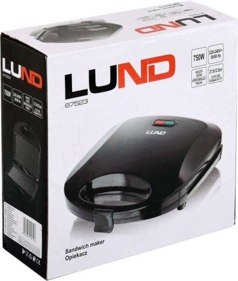 OPIEKACZ 750W, PŁYTA GRILLOWA LUND OPIEKACZ 750W, PŁYTA GRILLOWA LUND