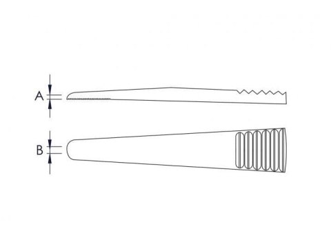 PĘSETA PROSTA 120MM KNIPEX PĘSETA PROSTA 120MM KNIPEX