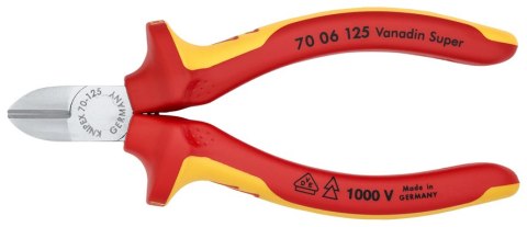 SZCZYPCE TNĄCE BOCZNE IZOLOWANE 125MM KNIPEX SZCZYPCE TNĄCE BOCZNE IZOLOWANE 125MM KNIPEX